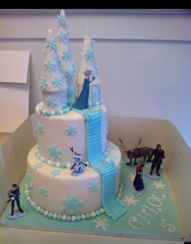 Frozen Castle Cake