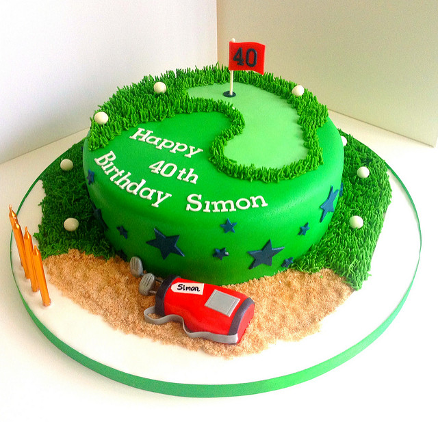 Golf Birthday Cake