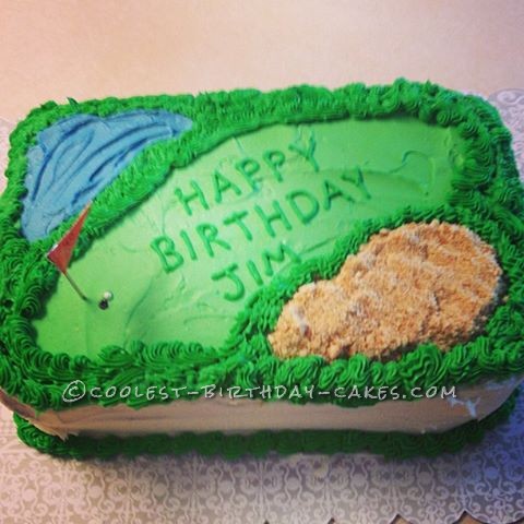 Golf Birthday Cake