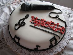 Singer Birthday Cake