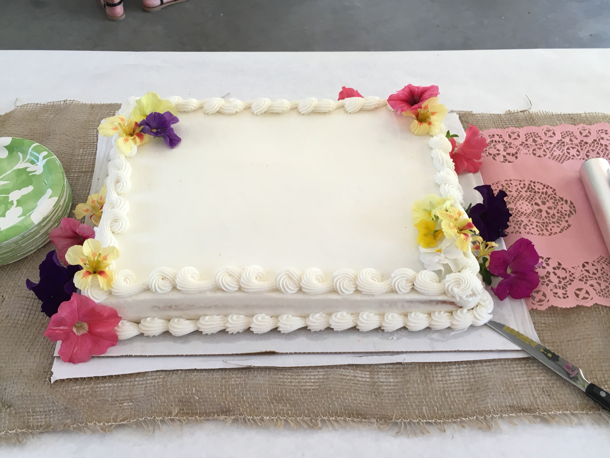 White Sheet Cake Costco