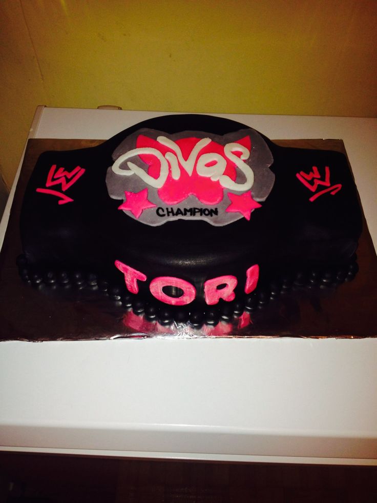 wwe divas cake