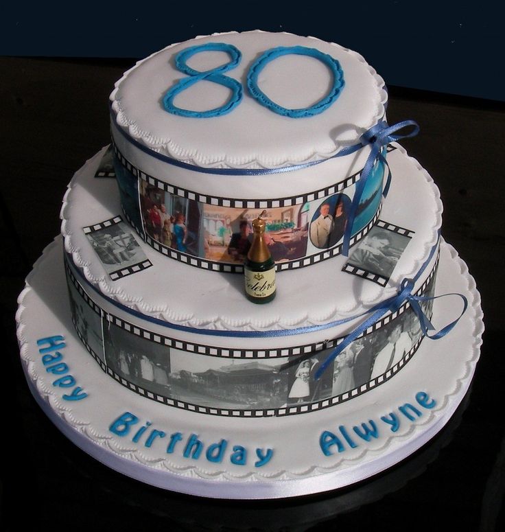 80th Birthday Cake Ideas Men