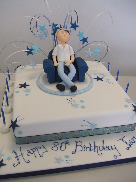 80th Birthday Cake Ideas