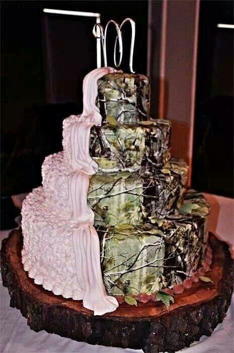 Camo Wedding Cake