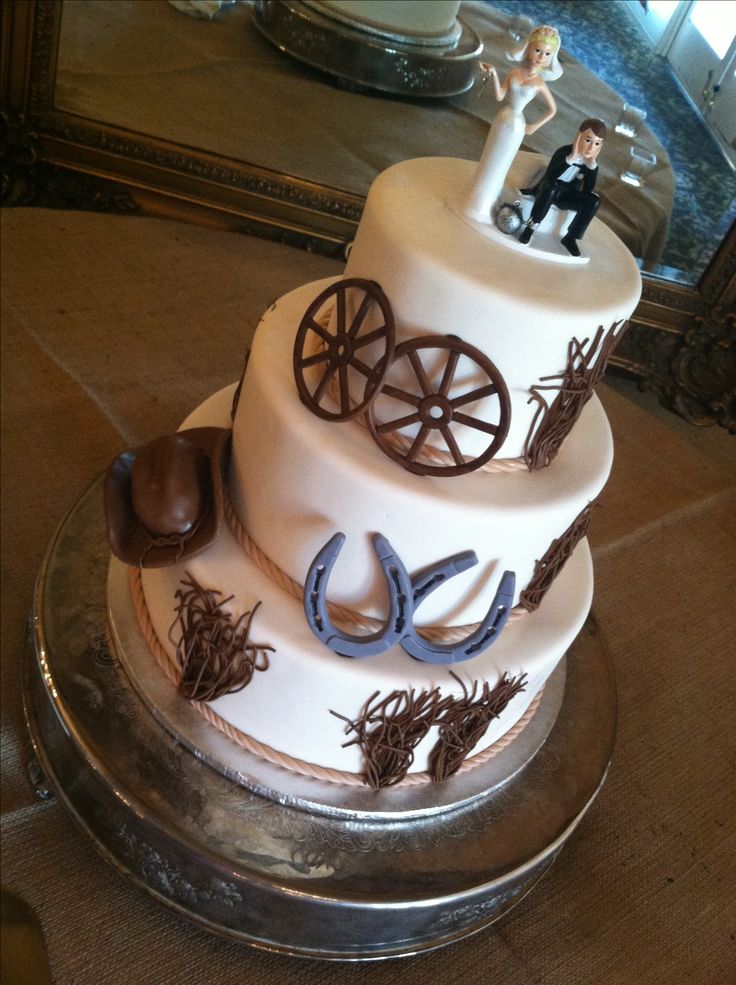 11 Cowboy Theme Wedding Cakes Photo Western Wedding Cake Ideas