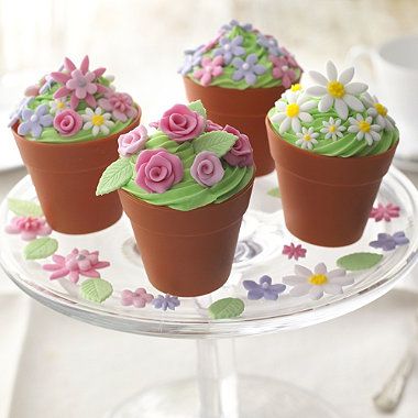 Cupcake Flower Pot Cake