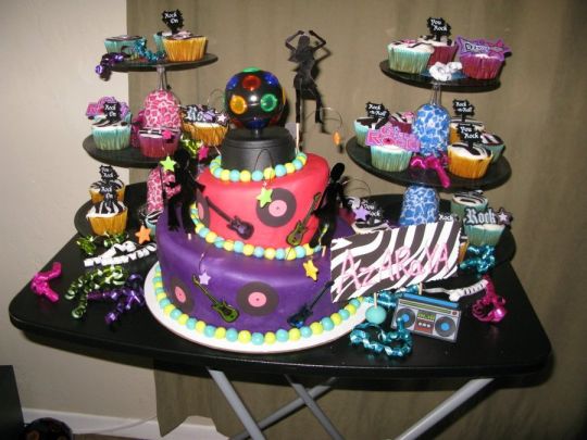 Dance Party Cake