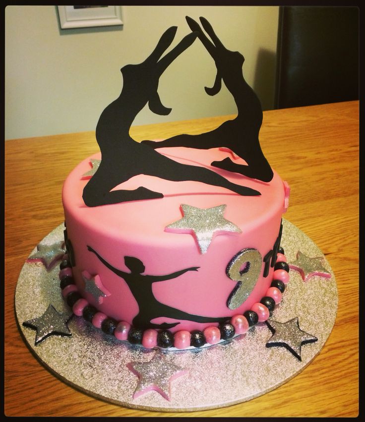 Dance Themed Birthday Cake