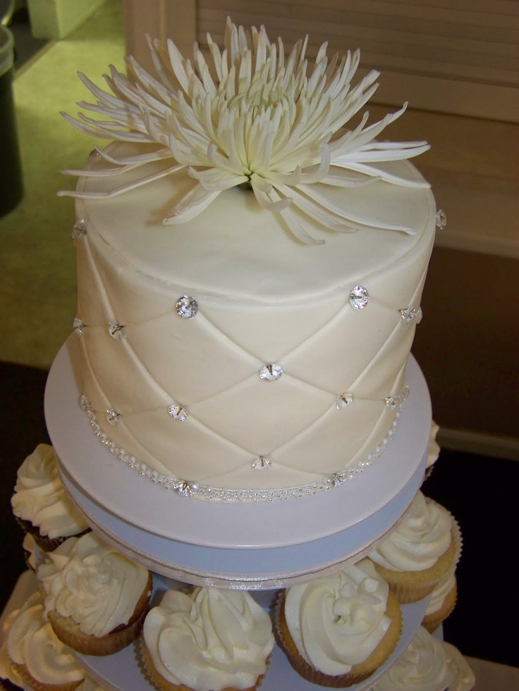 Diamond Anniversary Wedding Cake