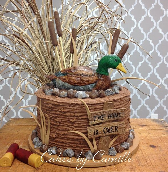 13 Photos of Pinterest Duck Hunting Groom Cakes