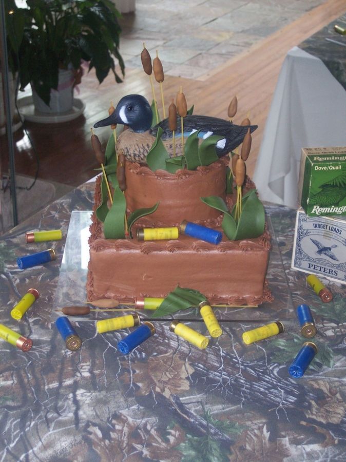 Duck Hunting Grooms Cake Ideas