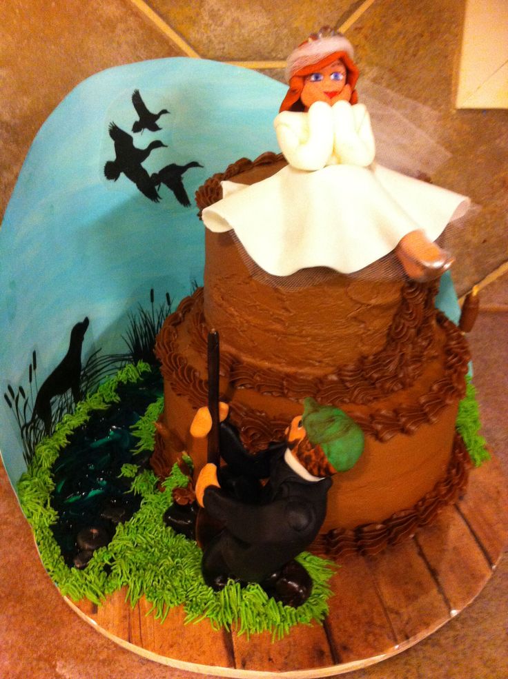 Duck Hunting Grooms Cake