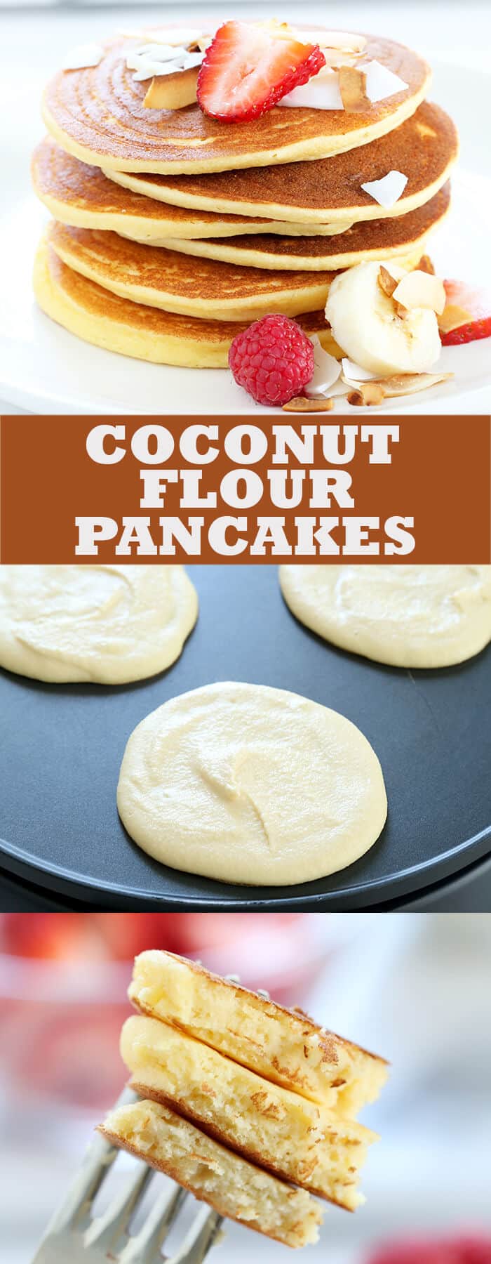 Easy Coconut Flour Pancakes