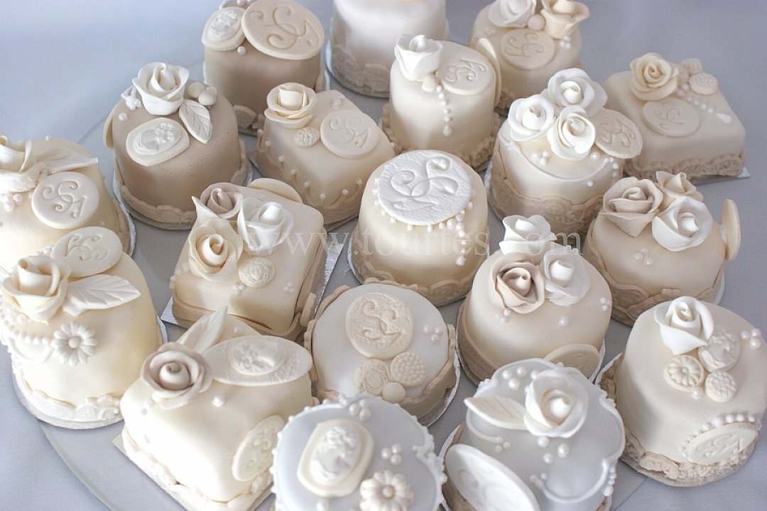 Elegant Cupcake Wedding Cakes