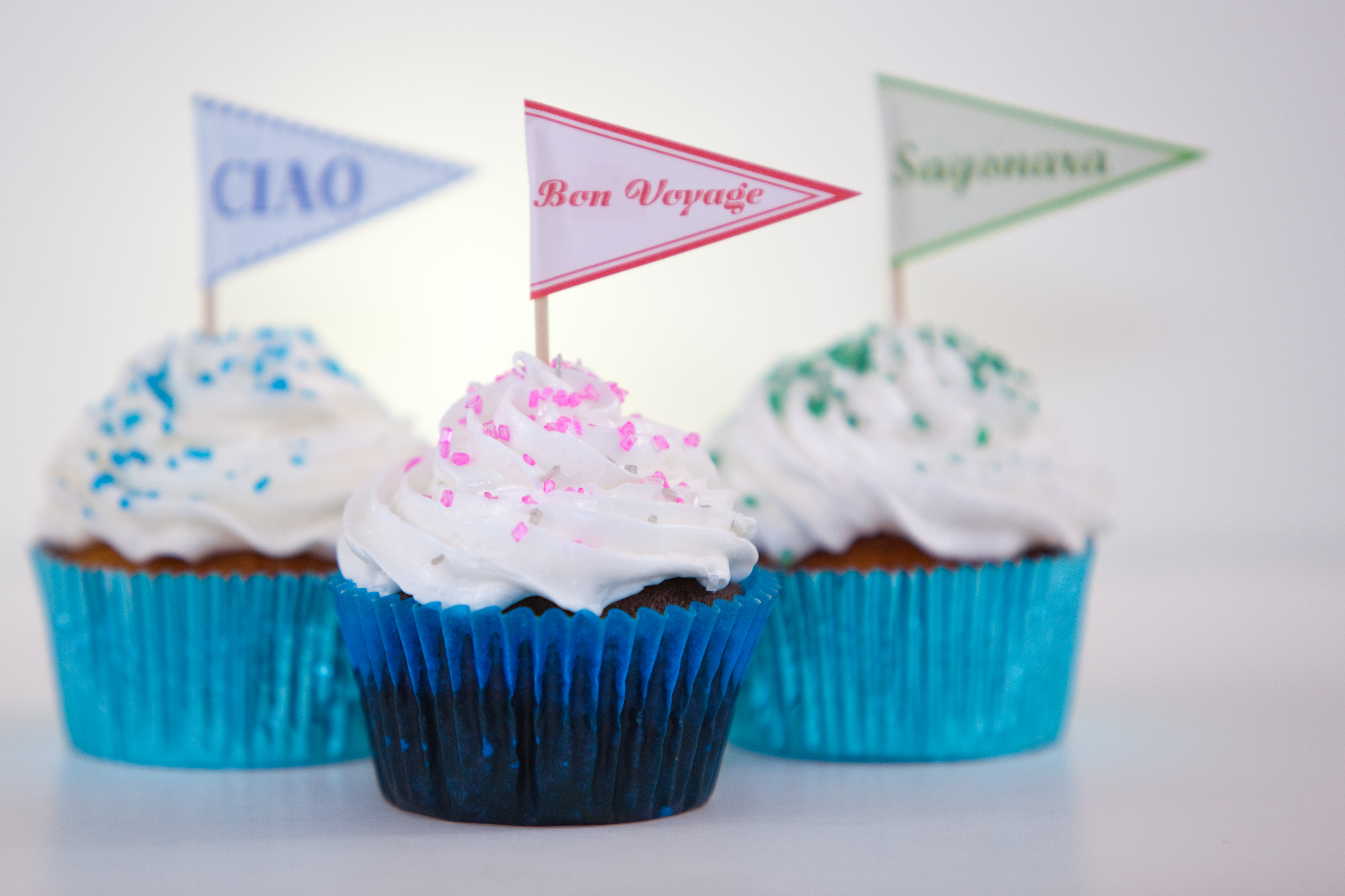 Fare Well Cupcake Ideas