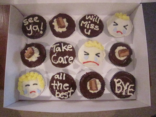 Fare Well Cupcakes