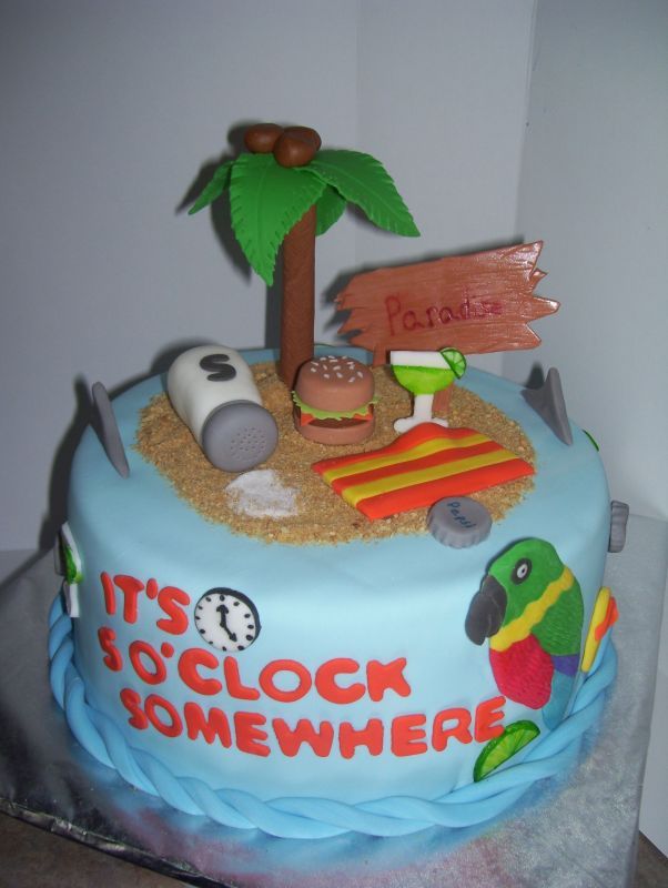 Jimmy Buffet Birthday Cake