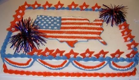 July 4th Sheet Cakes