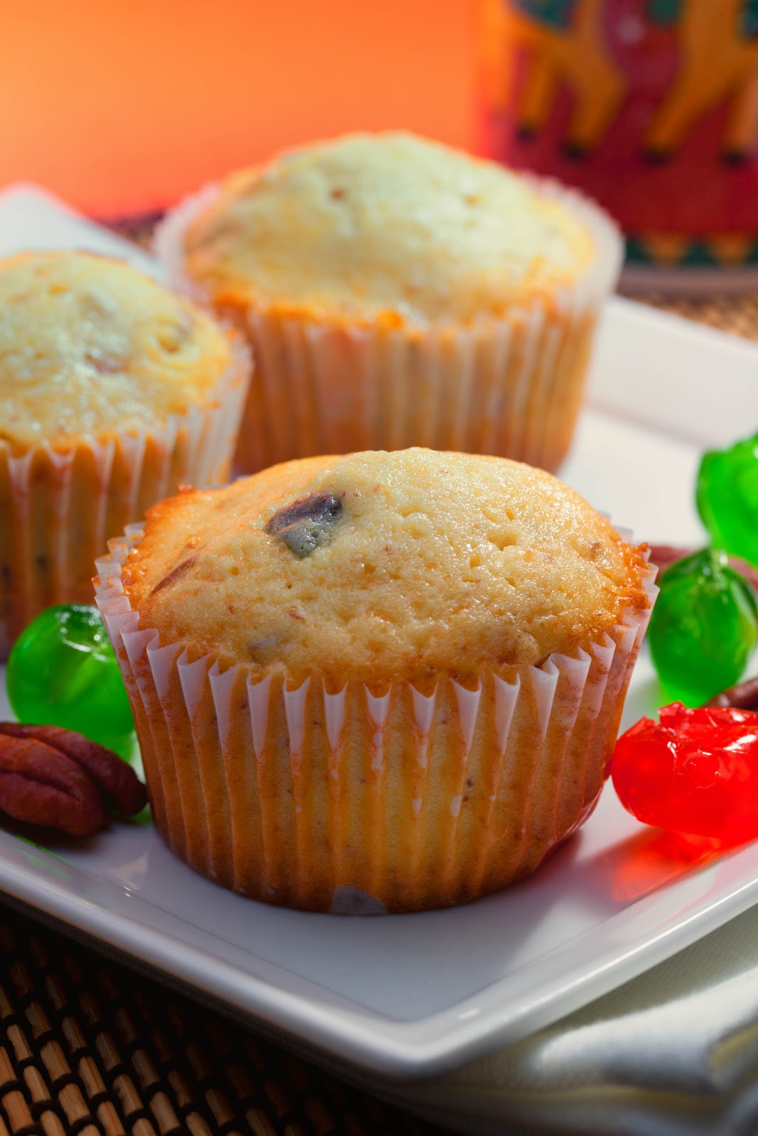 Mini Christmas Fruit Cakes