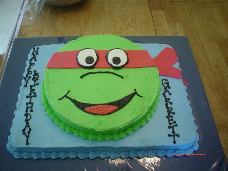 Ninja Turtle Birthday Cake