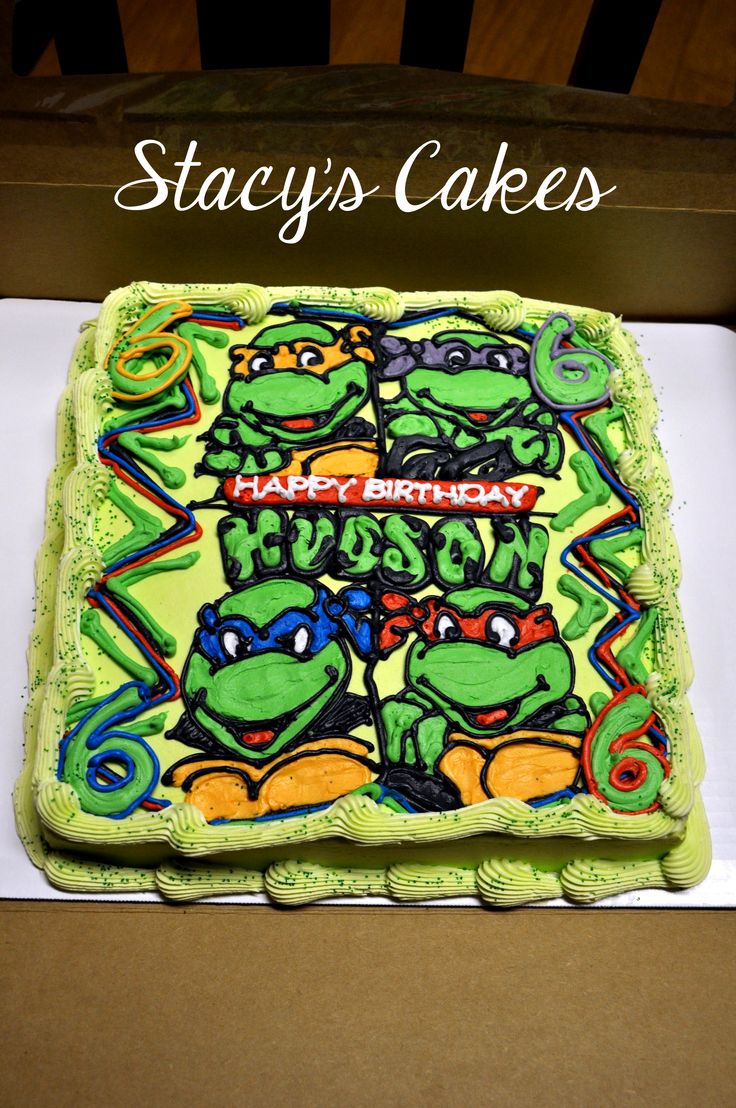 Ninja Turtles Cake Idea