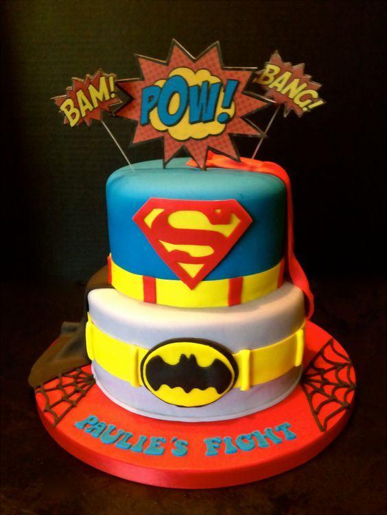 Superhero Birthday Cakes for 3 Year Old Boys