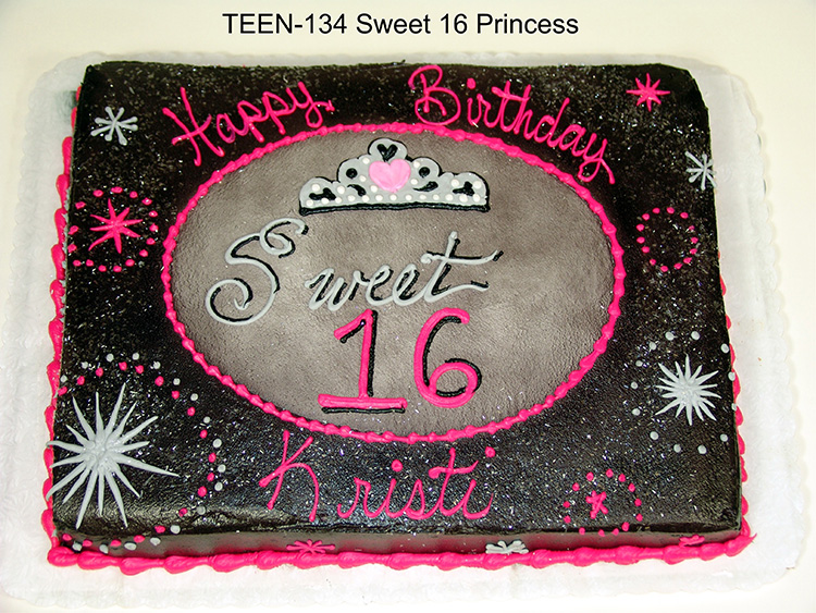 Sweet 16 Sheet Cake