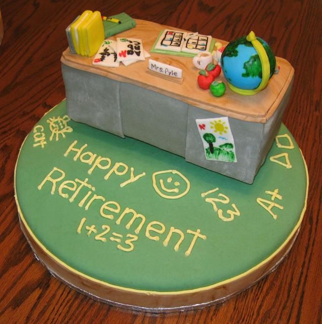 Teacher Retirement Cake