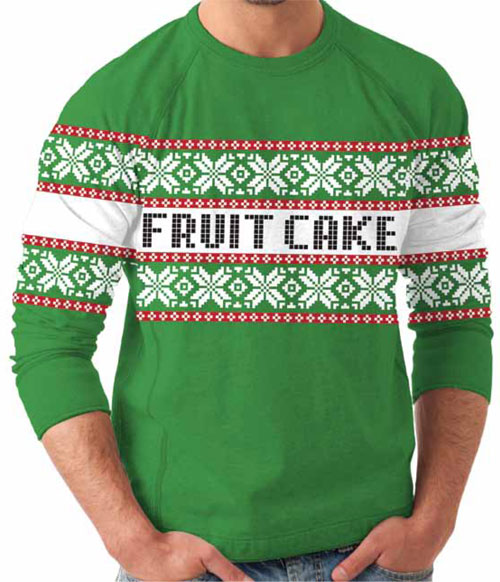 7 Photos of Tacky Christmas Sweaters Cakes With Fruit