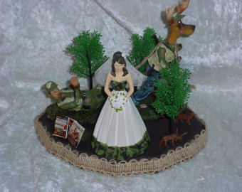 Wedding Cake Topper Groom Pulling Bride