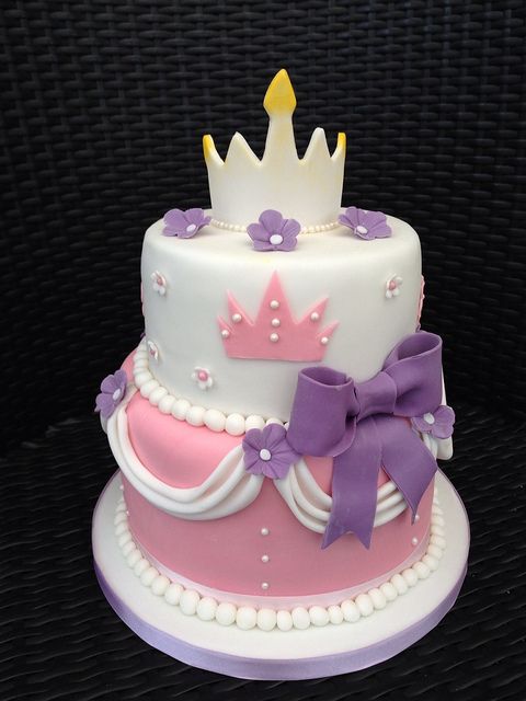 2 Tier Princess Cake