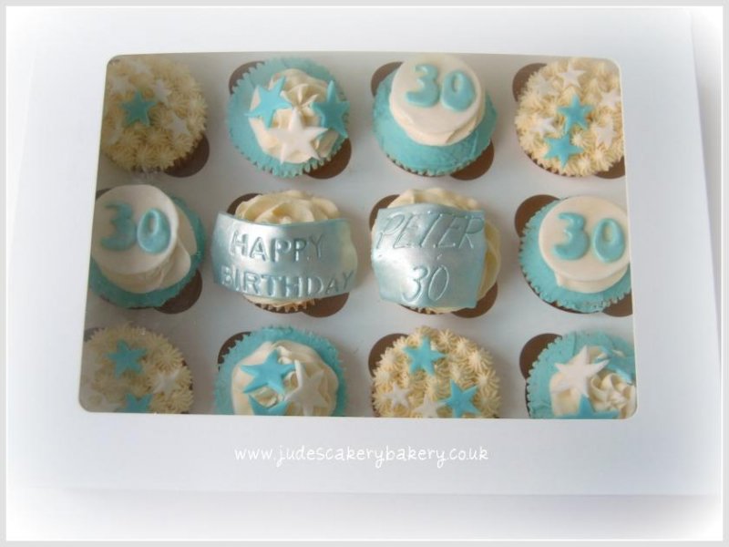 8 Cupcake Birthday Cakes For Men Photo Cupcake Man Birthday Cake