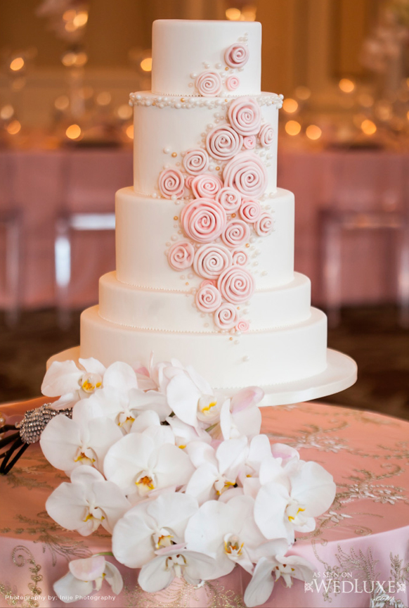 Blush Pink Wedding Cake Ideas