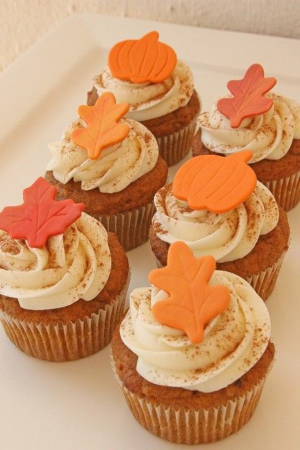 Fall Pumpkin Cupcakes