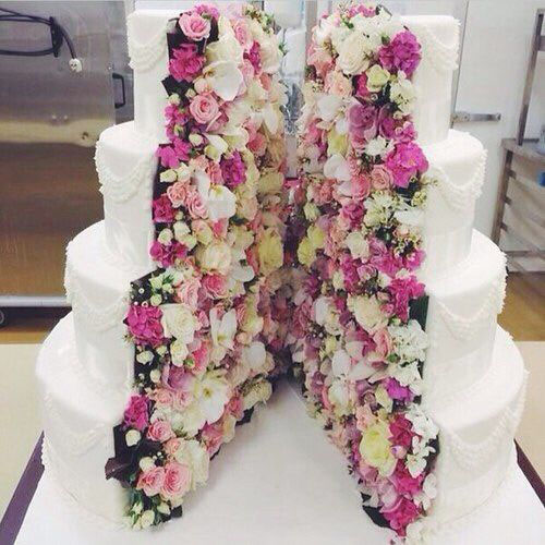 Flower Wedding Cake