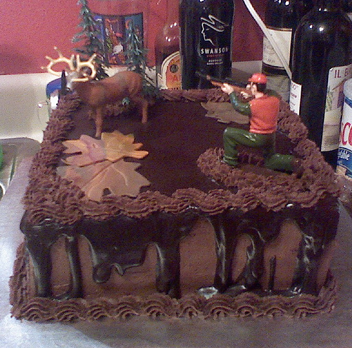 Hunting Grooms Cake