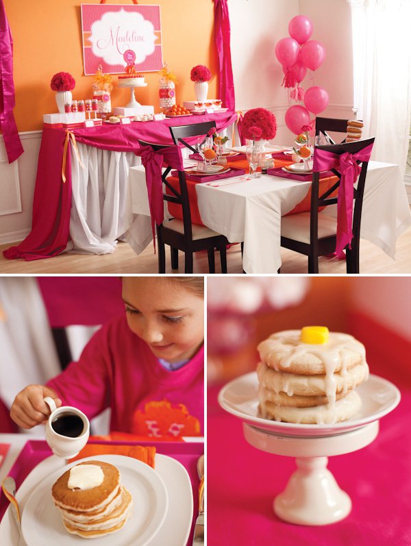 Pancakes and Pajamas Birthday Party