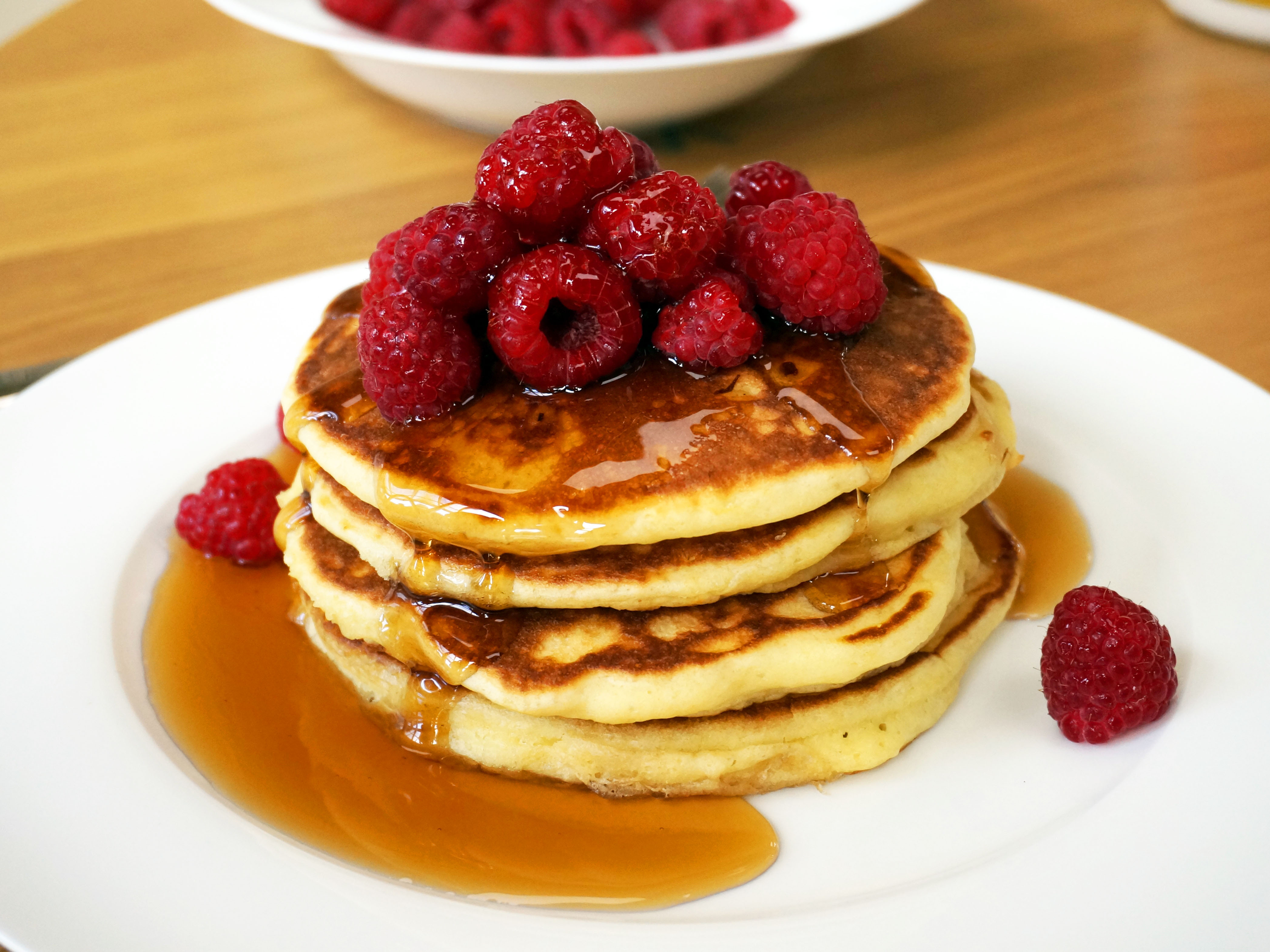 Pancakes with Maple Syrup