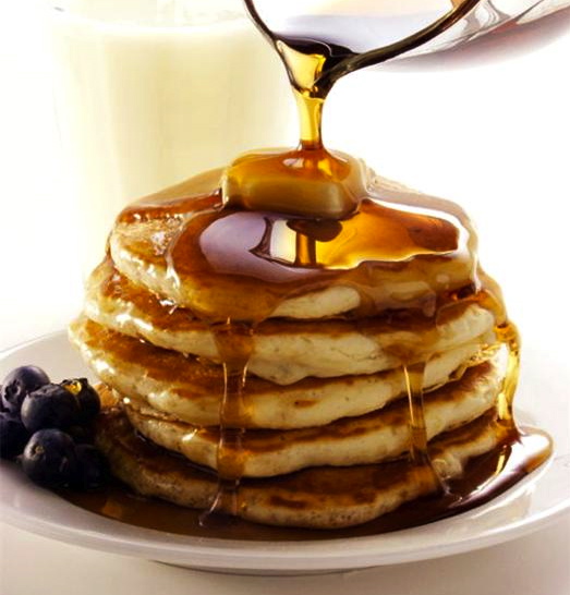 Pancakes with Maple Syrup