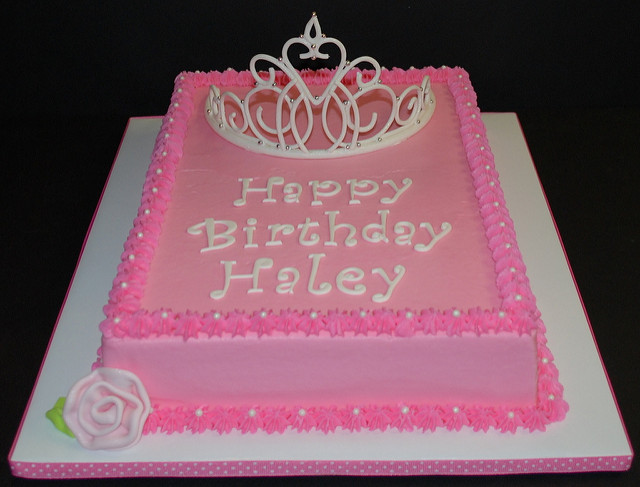 Princess Birthday Sheet Cake