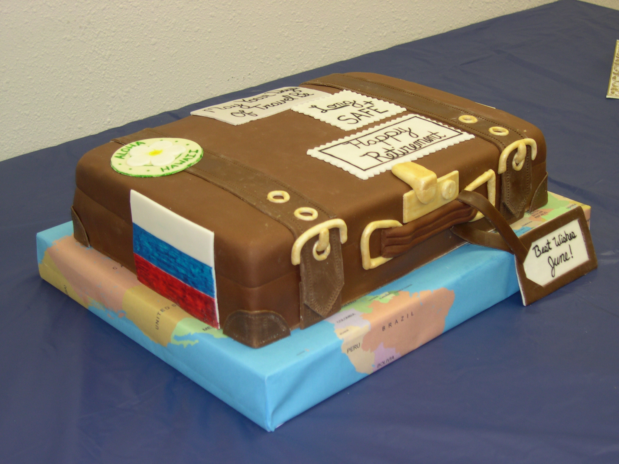 9 Photos of Travel Retirement Cakes