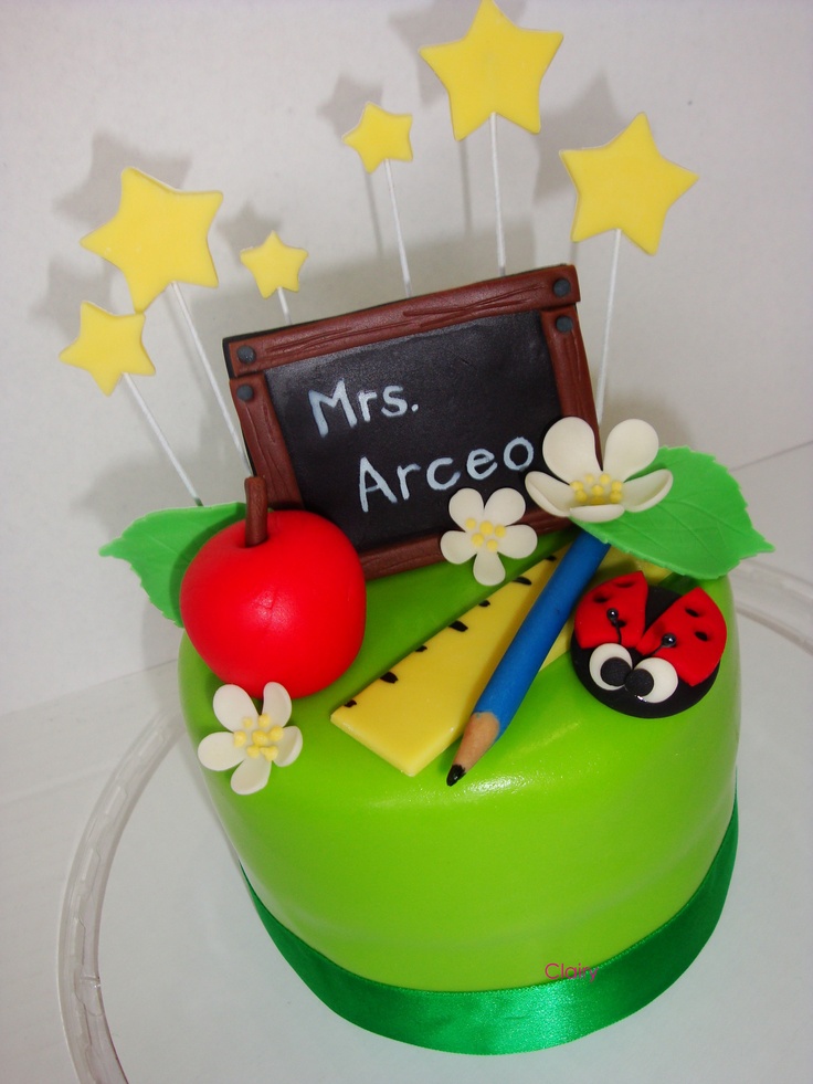 Teacher Graduation Cake