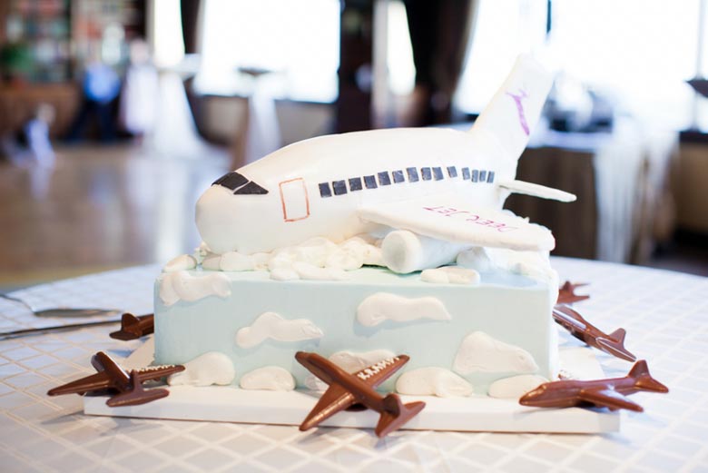 Airplane Grooms Cake