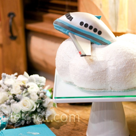 Airplane Wedding Cake