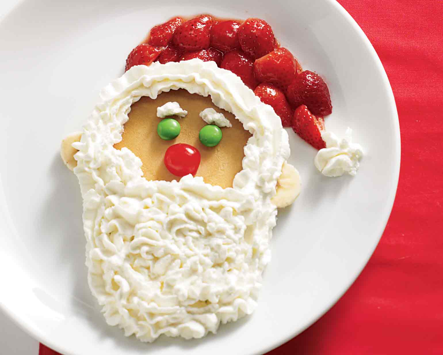 8 Photos of Santa Face Pancakes