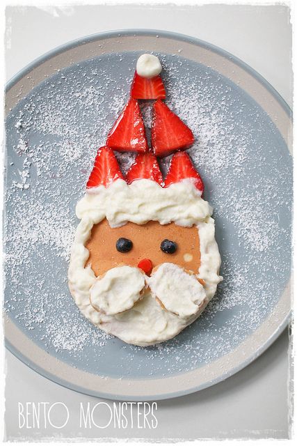 Christmas Santa Pancakes