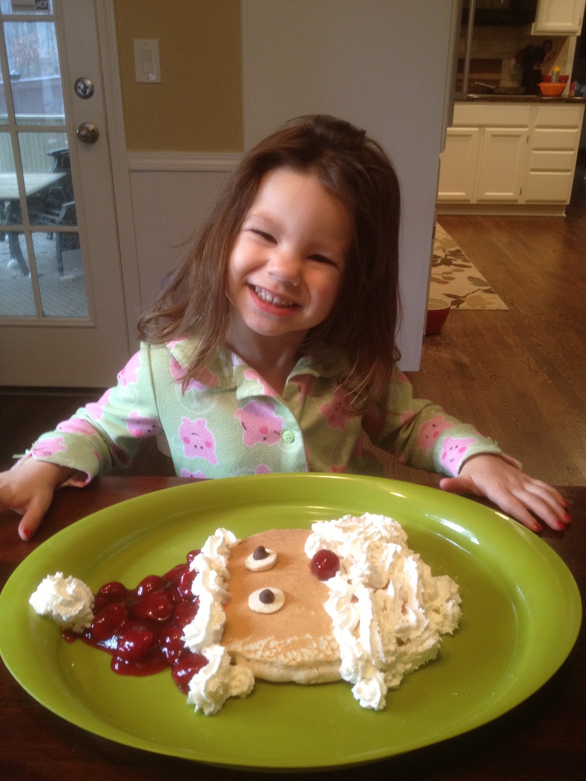 Christmas Santa Pancakes