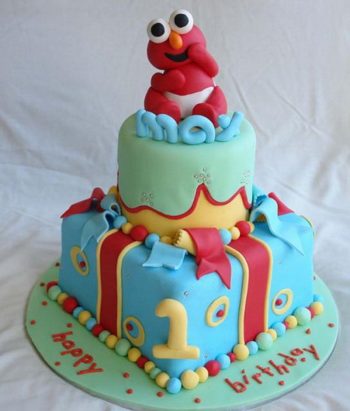 Elmo First Birthday Cake
