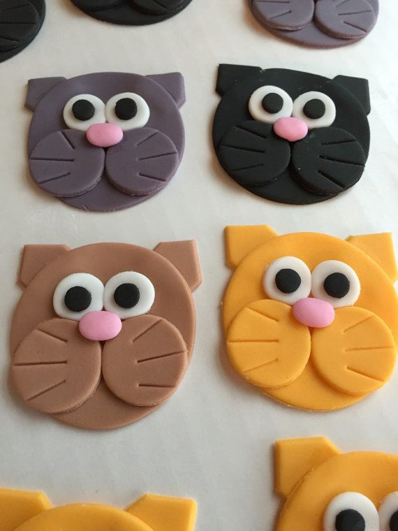 Fondant Animal Cupcakes